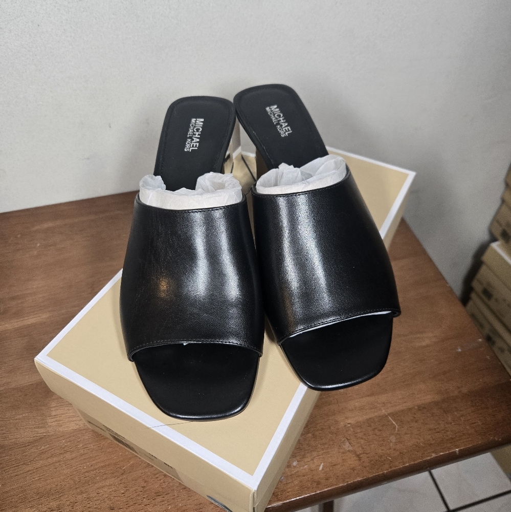 Michael Kors Black Women's Block Heel